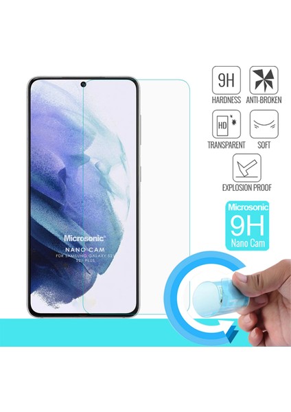 Samsung Galaxy S21 Plus Nano Glass Cam Ekran Koruyucu Şeffaf fiyatları