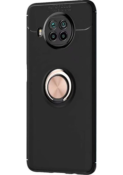 Xiaomi Mi 10T Lite Kılıf Kickstand Ring Holder Siyah - Rose fiyatları