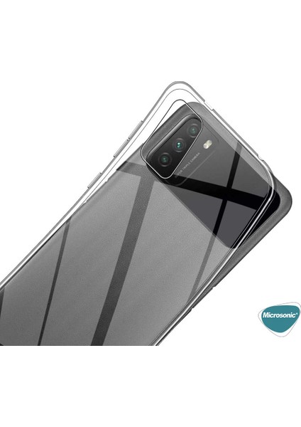 Xiaomi Poco M3 Kılıf Transparent Soft Beyaz