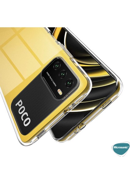 Xiaomi Poco M3 Kılıf Transparent Soft Beyaz