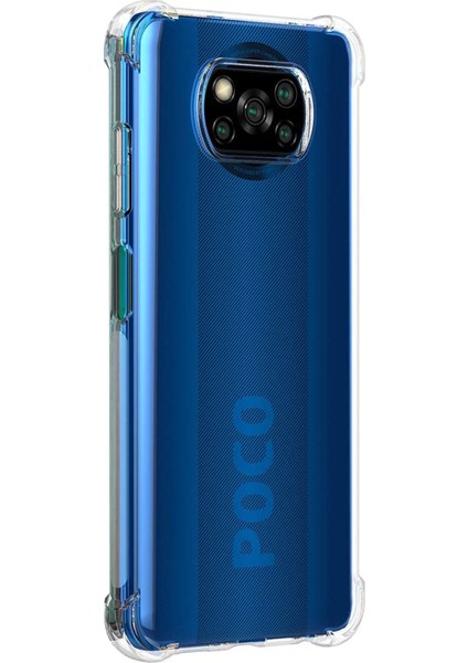 Xiaomi Poco X3 Nfc Kılıf Shock Absorbing Şeffaf