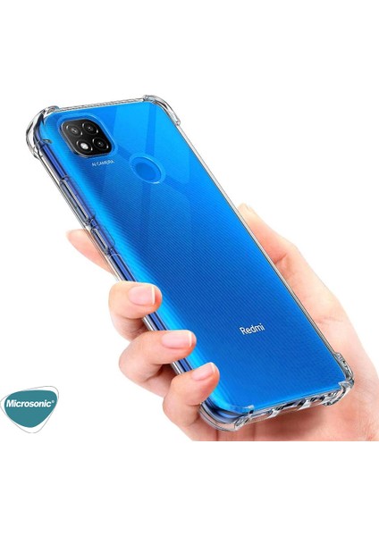 Xiaomi Redmi 9c Kılıf Shock Absorbing Şeffaf