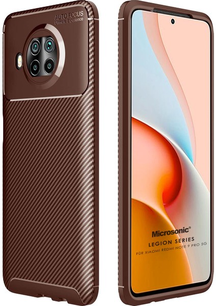Xiaomi Redmi Note 9 Pro 5g Kılıf Legion Series Kahverengi