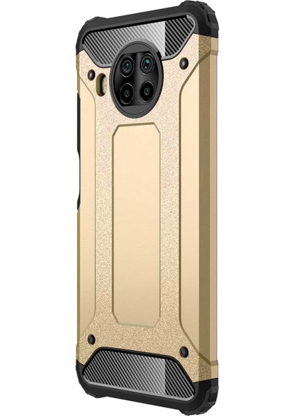Xiaomi Redmi Note 9 Pro 5g Kılıf Rugged Ar Gold