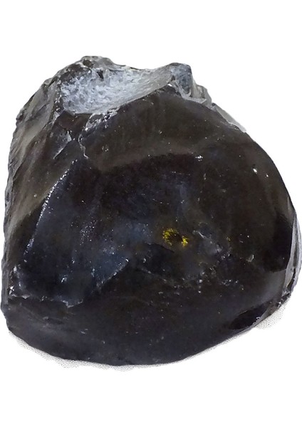 , Doğal Obsidiyen Taşı Volkanik Parça Kaya 014