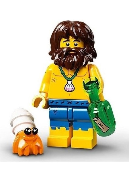 Minifigures 71029 Series 21 : 3.Shipwreck Survivor (Kapalı Paket 1 Adet Minifigür)