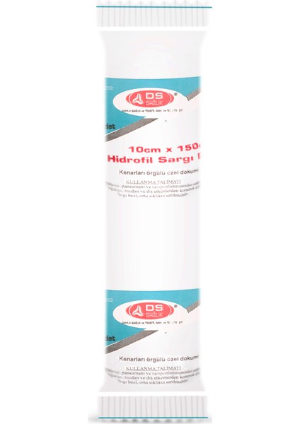 D'S Hidrofil Sargı Bezi 10 cm x 1,5 m