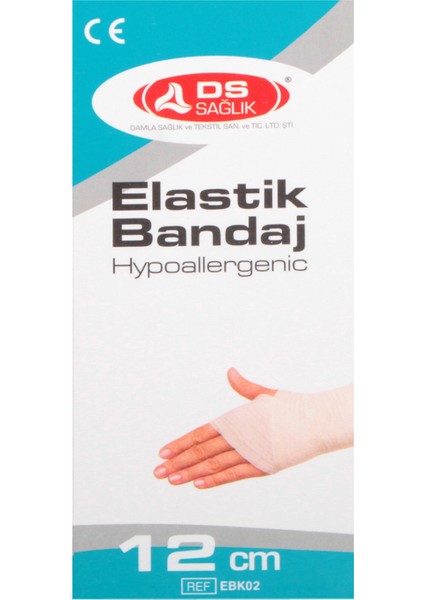 Sağlık Ten Rengi Tıbbi Elastik Bandaj 12cm