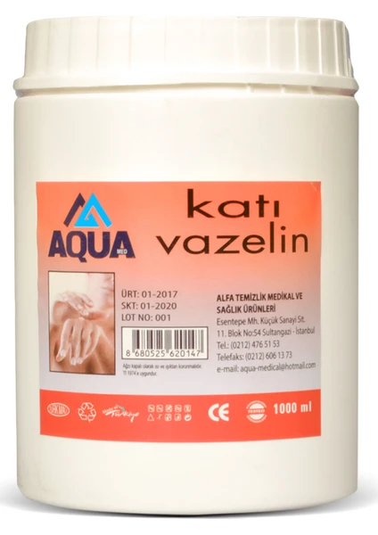 Curafix Katı Vazelin 1000 ml - Aqua