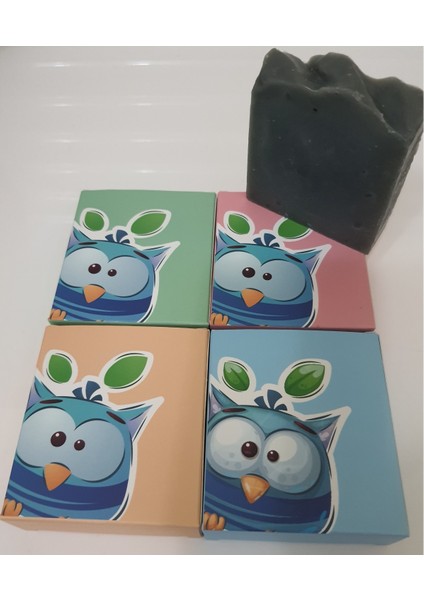 Organik El Yapımı Kömür ( Aktif Carbon) Sabunu 1 Adet x 100 gr