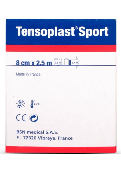 Tensoplast Sport Elastik Yapışkan Bandaj 8cm x 2,5m 4005558