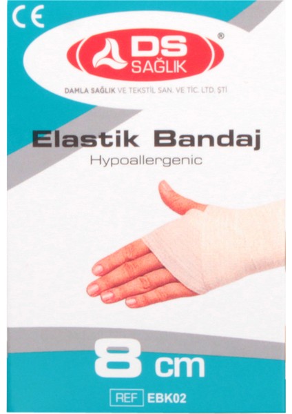 Damla Sağlık Ten Rengi Tıbbi Elastik Bandaj 8cm