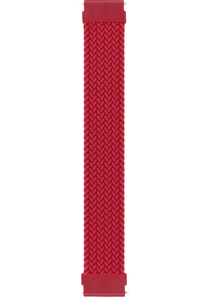 Amaz fit Gts Kordon Medium Size Braided Solo Loop Band Kırmızı
