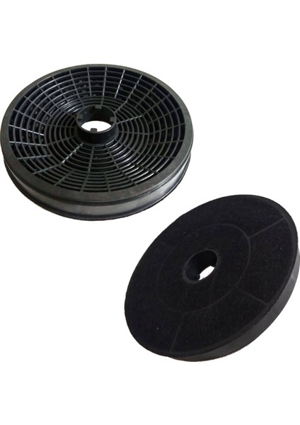 Mekappa Aspiratör Karbon Filtresi 16 cm 4 Tırnaklı KF0012