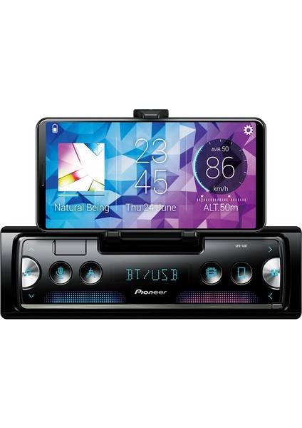 SPH-C10BT USB Mp3 Bluetooth Oto Teyp iPhone ve Android Cihazlara Bağlanır