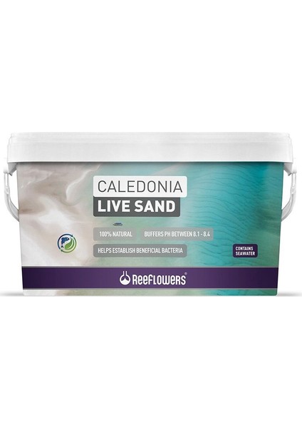 Reeflowers Caledonia Live Sand Gold 18 kg Deniz Akvaryumları Için Canlı Kum