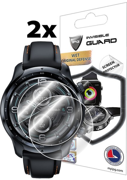 Ticwatch Pro 3 Gps Için Ekran Koruyucu (2 Adet)