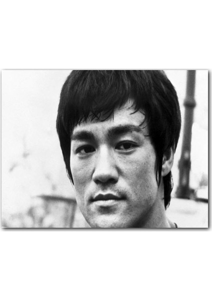 Ahşap Tablo Bruce Lee Profil