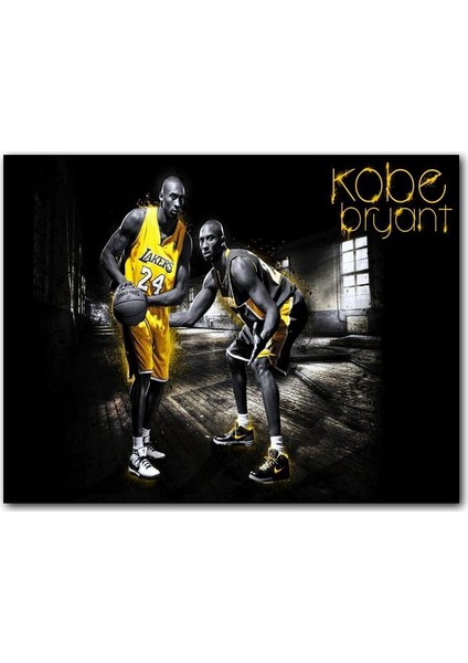 Ahşap Tablo Kobe Bryant Los Angeles Lakers