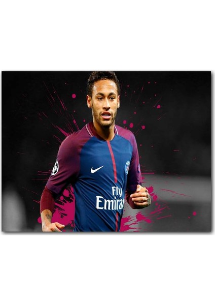 Ahşap Tablo Neymar Jr