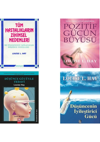 Düşünce Gücüyle Tedavi - Pozitif Gücün Büyüsü - Düşüncenin Iyileştirici Gücü - Tüm Hastalıkların Zihinsel Nedenleri -Louise L. Hay