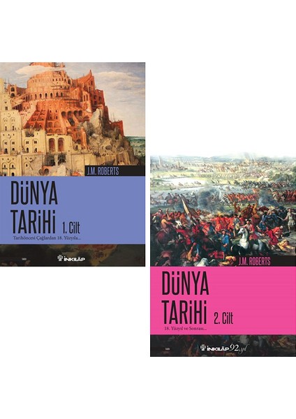 Dünya Tarihi - 2 Cilt Takım | J. M. Roberts