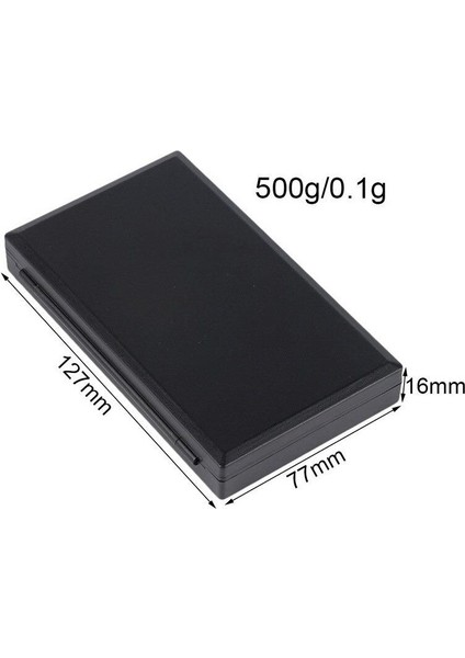 Hassas Cep Terazi 500G/0.01G Mini Açılır Kapak LCD Dijital Ekran