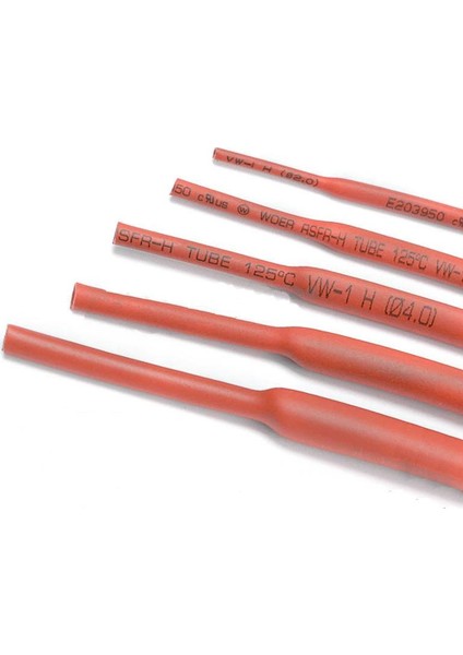 Polyolefin Isı Shrink Tüp 2:1 Daralan Makaron Boru Çap Ø3,0mm 10 x 1 Metre