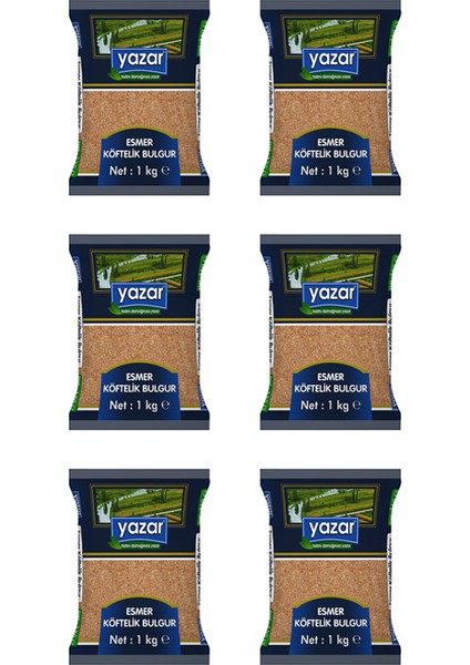Esmer Köftelik Bulgur 1 kg x 6 'lı