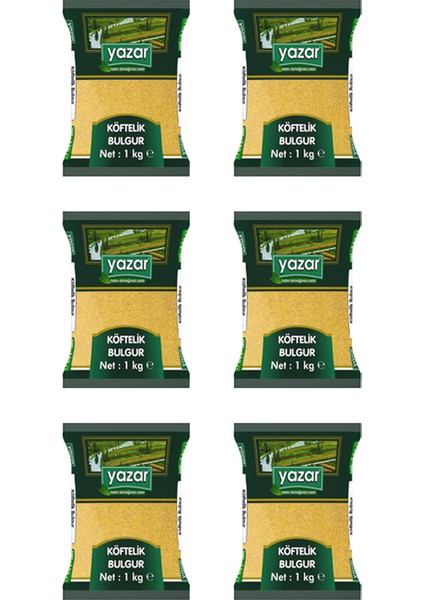 Köftelik Bulgur 1 kg x 6 'lı