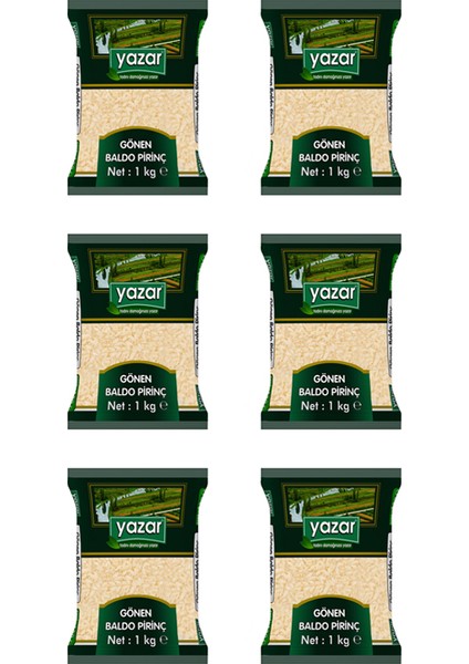Gönen Baldo Pirinç 1 kg x 6 'lı fiyatları