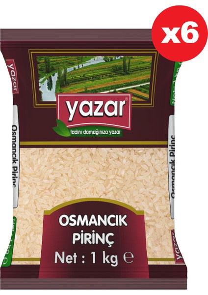 Osmancık Pirinç 1 kg x 6 'lı