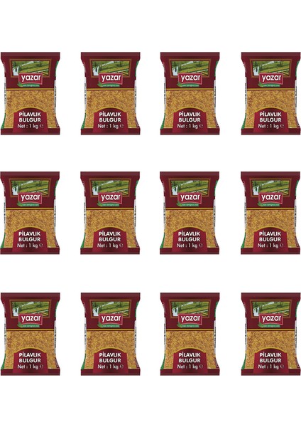 Şehriyeli Pilavlık Bulgur 1 kg x 12 'lı