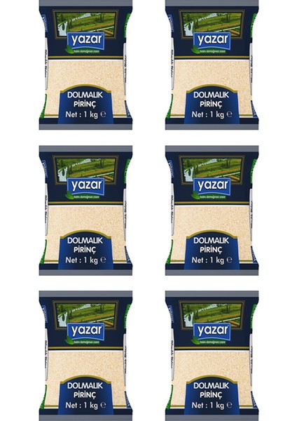 Dolmalık Sütlaçlık Kırık Pirinç 1 kg x 6 'lı