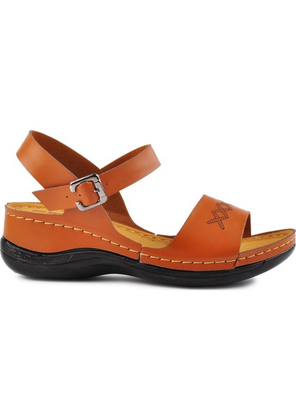 ESM246 Camel Kadın Terlik