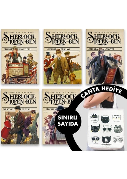 Sherlock Lupen Ve Ben Set – Bez Çanta Hediyeli