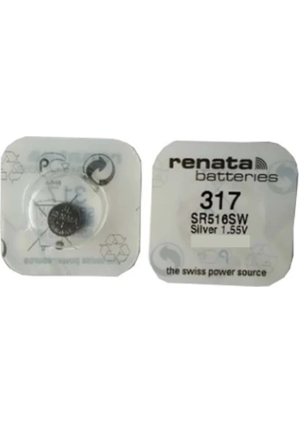 Renata 317 SR516SW Saat Pili - Adet