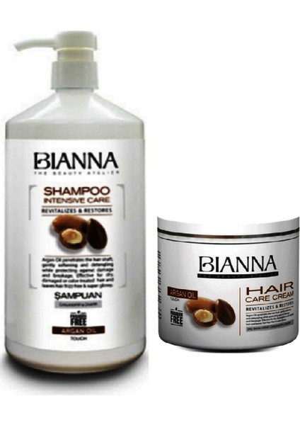 Parabensiz Argan Şampuan ve Saç Bakım Kremi