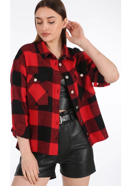 3854 Ekose Desen Çift Cepli Gömlek fiyatları