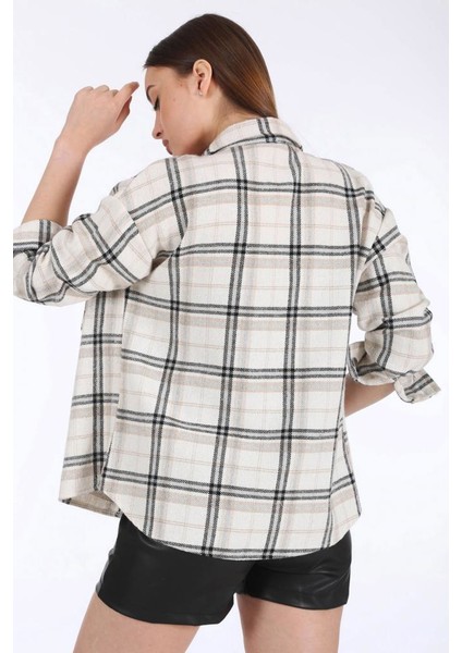 3854 Ekose Desen Çift Cepli Gömlek fırsatları