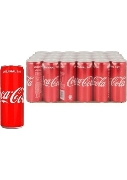 Coca Cola Kutu 330 ml 24 Adet