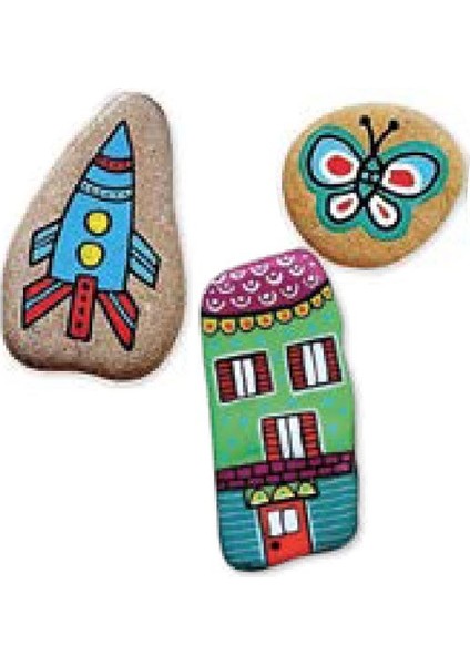 , Taş Boyama Seti, Stone Painting, Sanatsal Etkinlik indirimleri