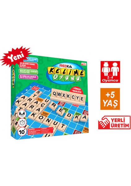 , Kelime Üretme Oyunu, Ahşap Kelime Oyunu