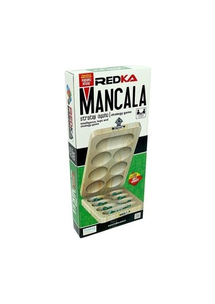 , Ahşap Mangala, Kapaklı Mancala Oyunu, Zeka Oyunları