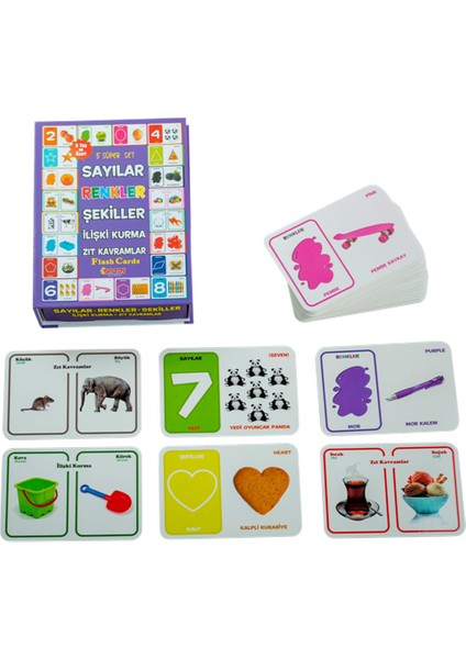 Diy Toy, Süper Set, Sayılar, Renkler, Şekiller, Ilişki Kurma, Eğit