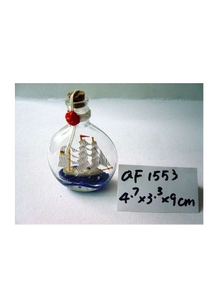 Şişe Gemi Dekoratif Hediyelik Ev Ofis Aksesuarı
