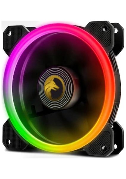 8r Plus 4lü Paket 7renk 1200RPM Sessiz 12CM LED Fan