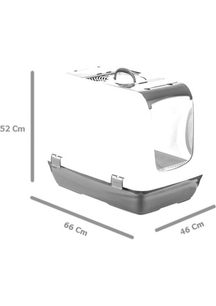 5092 Kapalı Büyük Boy Kedi Tuvaleti Xxl