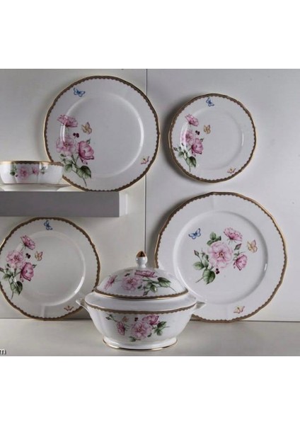Antique Rose 72 Parça Yemek Seti fırsatları