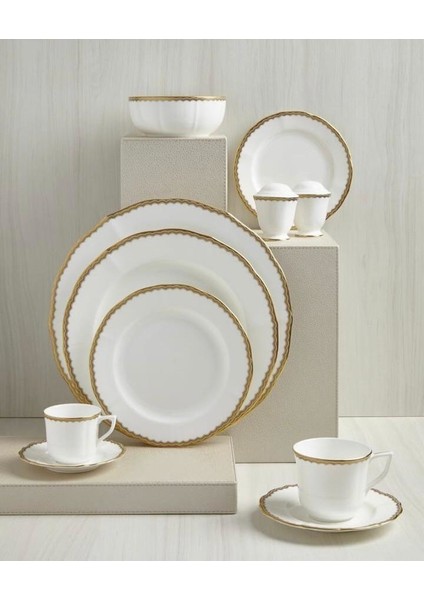 Antique Gold 72 Parça 12 Kişilik Yemek Takımı